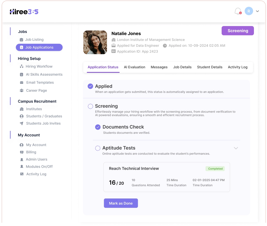 Step 1 Career page