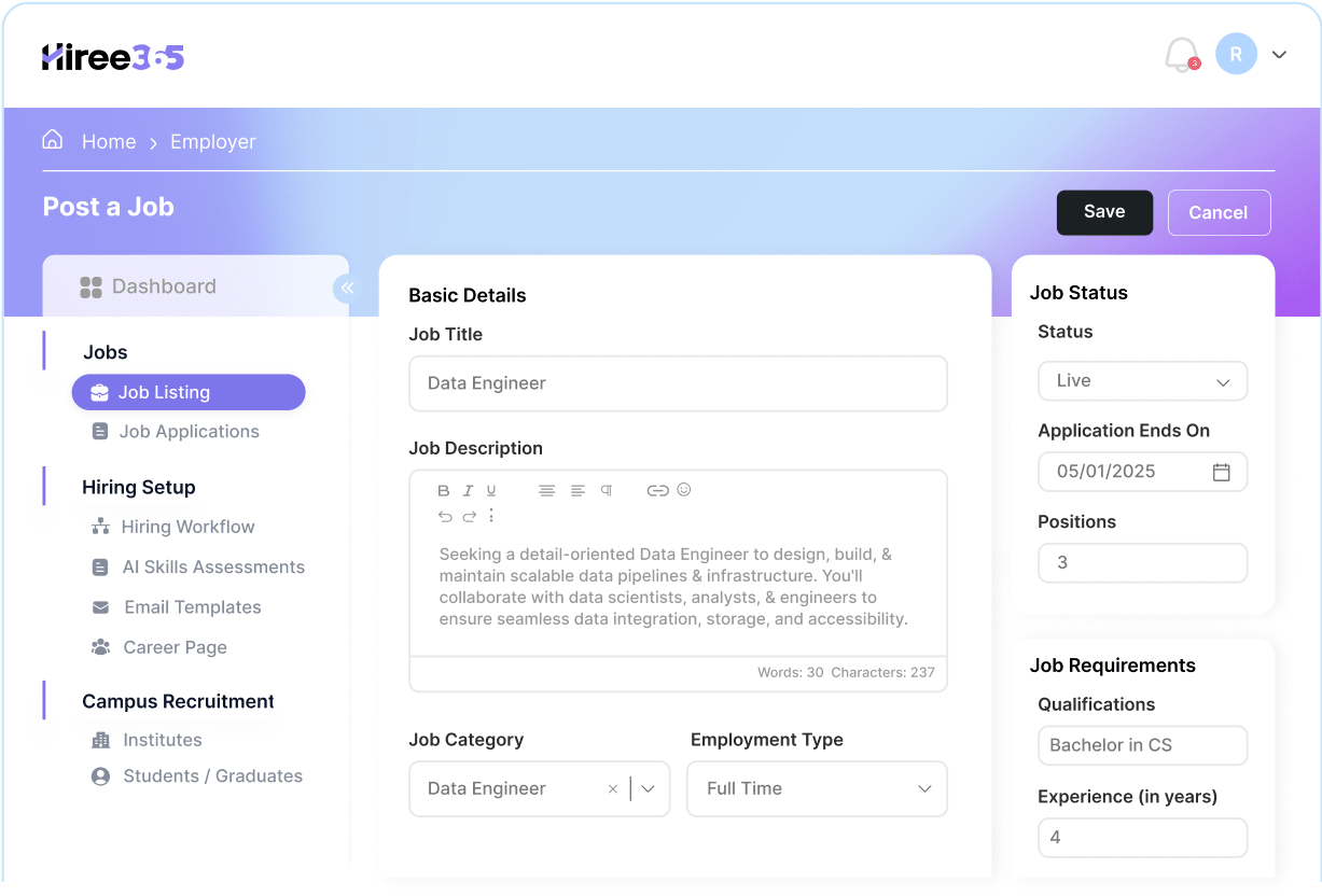 Step 1 Career page