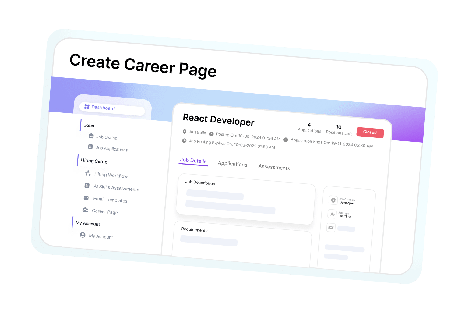 Step 1 Career page