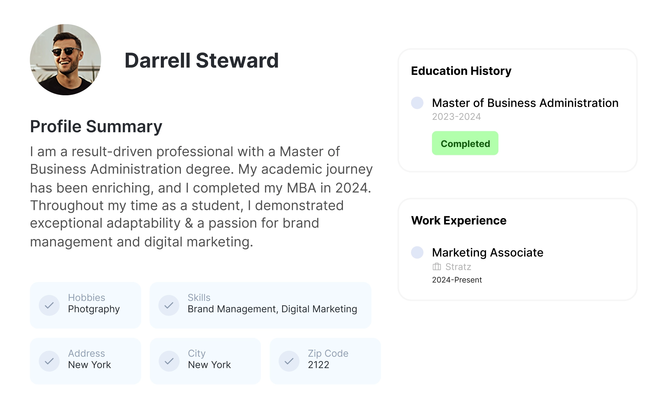 Step 1 Career page
